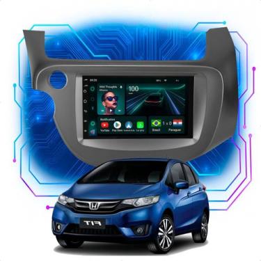 Imagem de Kit Multimídia Android 4/64GB 7p Honda Fit 2009 a 2014 - Ecarshop