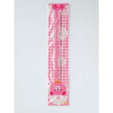 Imagem de Régua Escolar Infantil Pequena Urso Fofo - Papelaria Criativa - Kawaii