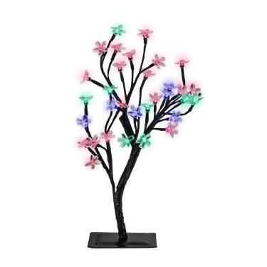 Imagem de Árvore de Natal Decorativa com LED Árvore Led Cerejeira Colorida 40CM 32LEDS 220V com F...