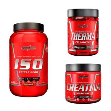 Imagem de Kit Iso Whey 900g + Therma Pro 60 Cápsulas + Creatina 300g - Integralm