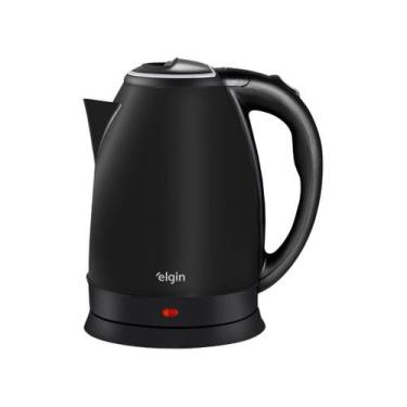 Imagem de Chaleira Elétrica Sem Fio 2l Cha1b Preto 220V - Elgin, Preto, 220V