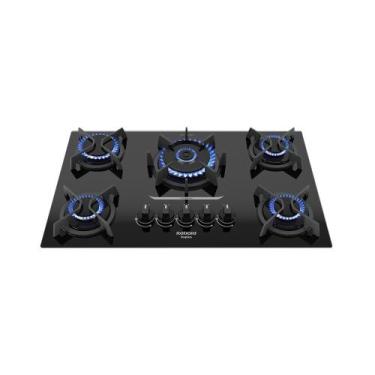 Imagem de Cooktop 5 Bocas a Gás Itatiaia Itaplus com Tripla Chama e Acendimento 