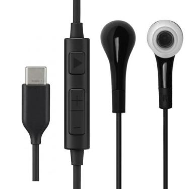 Imagem de Fone De Ouvido Tipo C Para Samsung A16 A17 A26 A36 A55 A56 S23 S24 S25