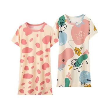 Imagem de Vestido Casual De Verão Para Meninas, Comprimento Até O Joelho, Confor
