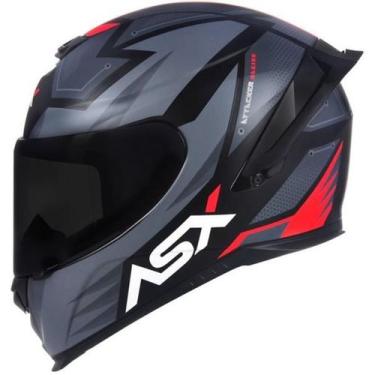 Imagem de Asx eagle racing attacker fosco preto/cinza/vermelho 60
