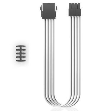 Imagem de Extensor de Cabo 8 Pinos - 30cm - Branco - Deepcool EC300-CPU8P-WH