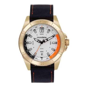 Imagem de Relógio Masculino Esportivo Nylon Preto - Mondaine