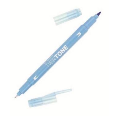 Imagem de Caneta Tombow Twin Tone Dual Tip Azul Ceu Claro