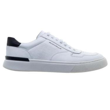 Imagem de Sapatênis Masculino Rafarillo Couro 2703-00T Branco, 42, Branco