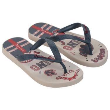 Imagem de Chinelo Infantil Ipanema Fantasia R.27012, Bege, Azul, Vermelho, 23/24