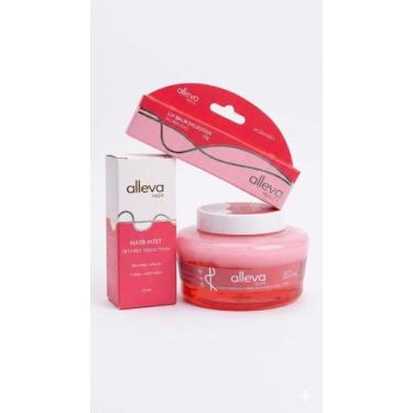 Imagem de Kit Perfume Capilar Hair Mist Geleia Corporal Hidratante Labial Alleva