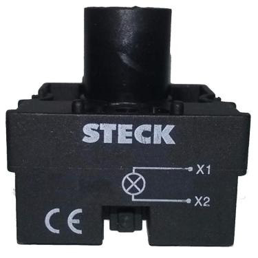 Imagem de Bloco de Contato para Sinalizador Alimentação Direta SLPL47 6~380V Steck