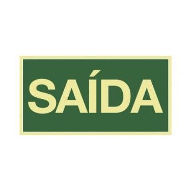 Imagem de Placa de alumínio fotoluminescente saída 315AL - Sinalize