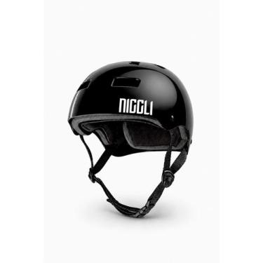 Imagem de Capacete preto n1 brilho niggli, P
