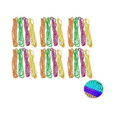 Imagem de Conjunto De Colar E Pulseira Neon Fluorescente Para Crianças, Charms L