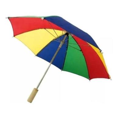 Imagem de Kit c/ 3 Mini Guarda Chuva Frevo Sombrinha Carnaval Atacado - QFESTA
