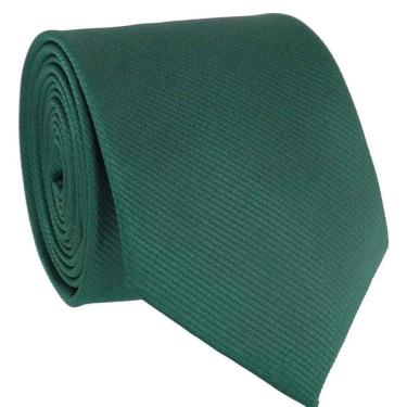 Imagem de Gravata Social Masculina Slim Lisa Tons Verde Premium Sem Nó Eventos Casamento Padrinho Trabalho Congresso