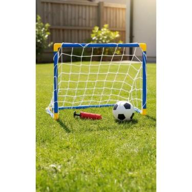 Imagem de 2x Mini Golzinho Futebol Infantil Completo Bola Bomba - Congratulation