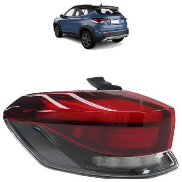 Imagem de Lanterna Traseira Pulse 2022 2023 2024 LED Bicolor Rubi Cristal Canto 