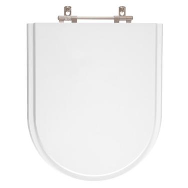 Imagem de Assento Sanitário Luna Alongado Polipropileno Superior Convencional Branco Pontto Lavabo para Bacia Icasa