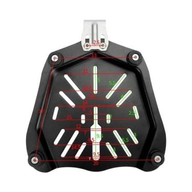 Imagem de Suporte Traseiro Para Baú De Moto Com Liberação Rápida 25-100L - NONE,