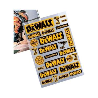 Imagem de Adesivos Refletivos De Segurança Para Capacetes De Motocicleta Dewalt,