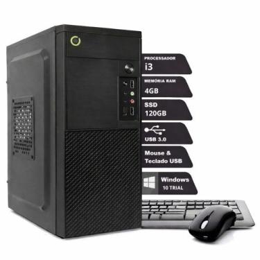 Imagem de Computador On Corp Completo i3 4GB RAM 120GB SSD Win10