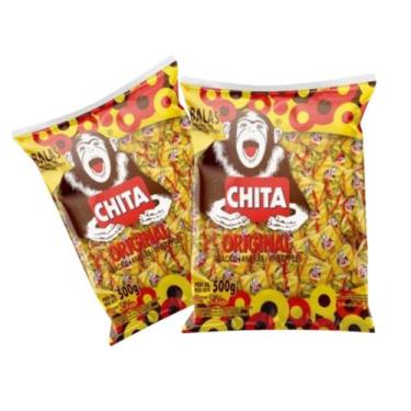 Imagem de Bala Chita Abacaxi Original Cory 500g - 2 Pacotes