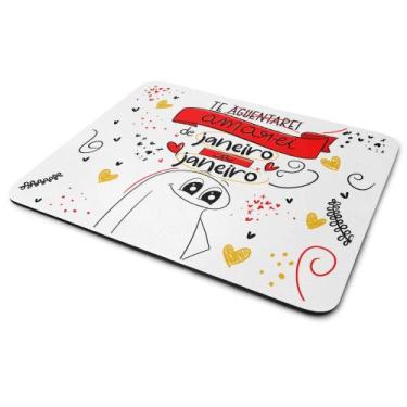 Imagem de Mouse Pad Flork Namorados - Te amarei de janeiro a janeiro - JPS INFO