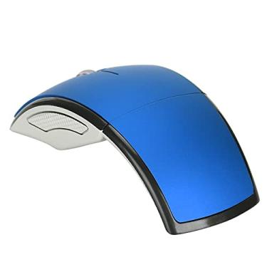 Imagem de Mouse USB, Posicionamento óptico Mouse Sem Fio Smart Mini Portátil com Receptor USB para Computadores Desktop para Notebooks para Escritório(azul)