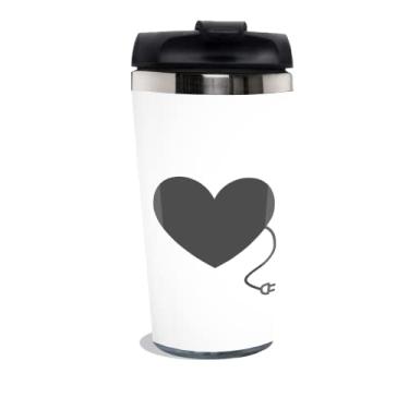 Imagem de Copo Termico Personalizado Namorados Amor - Inox