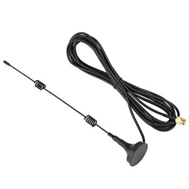 Imagem de Antena WiFi 8dbi 2,4 GHz plugue fêmea SMA com base magnética alto ganho para placa de rede ZigBee Wireless Module Router (10 m/32,81 pés)