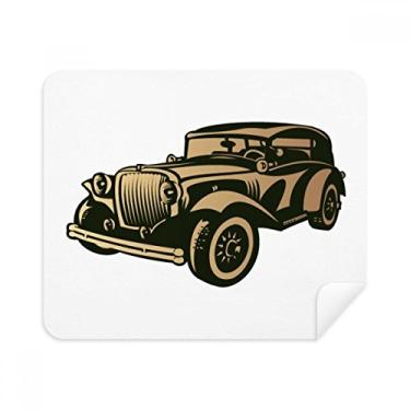 Imagem de Pano de limpeza de tela preto clássico de carros, 2 peças, tecido de camurça