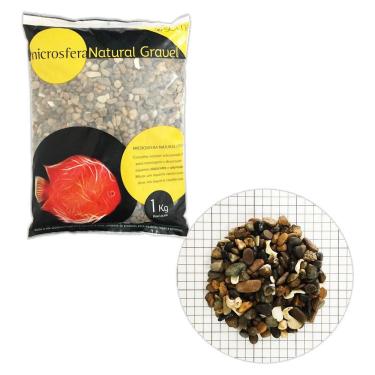 Imagem de Substrato SOMA Natural Gravel Cichild 1Kg 4-6mm