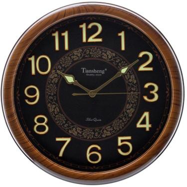 Imagem de Relógio De Parede Decorativo Tiansheng® 46 Cm Preto
