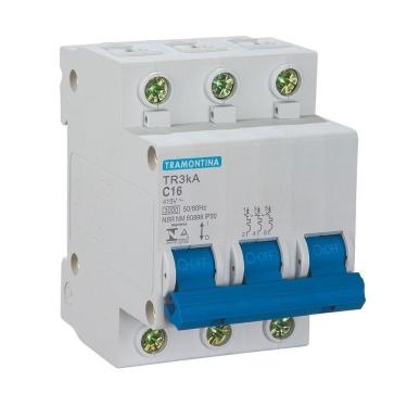 Imagem de Disjuntor Tramontina Din 3P 50A TR3KA Curva C