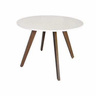 Imagem de Mesa de Jantar Redonda Dublin Branca Ref. 020 100B VivaLigna