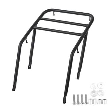 Imagem de Rack de bagagem de motocicleta, suporte de bagagens traseiras de motocicleta substituição de aço preto para Rebel 1100/DCT 2021-2022