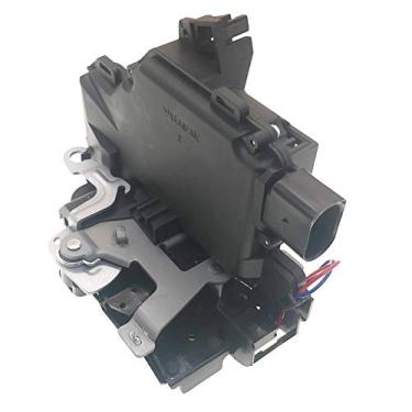 Imagem de Trava de porta atuadora 3B1837016A dianteira direita lado do passageiro cabe Volkswagen VW Beetle Golf GTI Jetta Passat Rabbit (8 pinos)