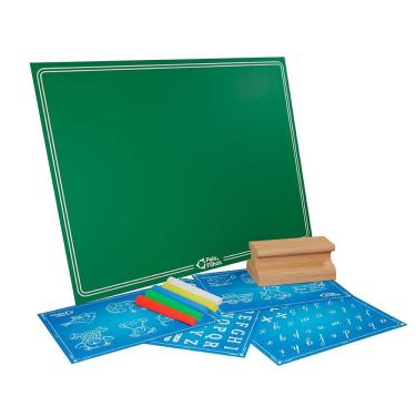 Imagem de Lousa Educativa - Minha Lousinha - Giz e Apagador - Pais & Filhos