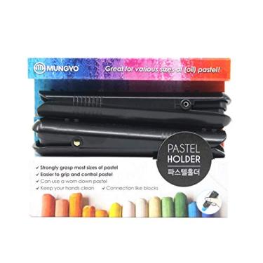 Imagem de ZEESOON Mungyo Suporte de pastéis de óleo macio, suporte de giz, 2 peças, ótimo para vários tamanhos de pastel