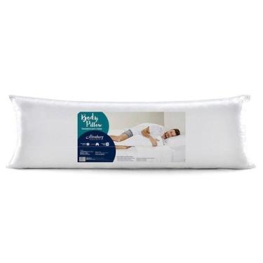 Imagem de Travesseiro De Corpo Body Pillow Microfibra Sem Fronha Branco 40cm X 1