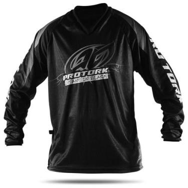 Imagem de Camisa Motocross Trilha Enduro Pro Tork Insane In Black