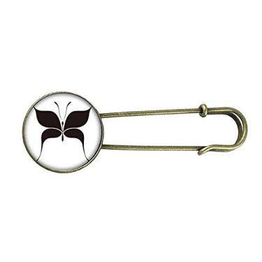 Imagem de Fada Borboleta Preta Art Deco Presente Moda Retro Metal Broche Broche Clipe Joias