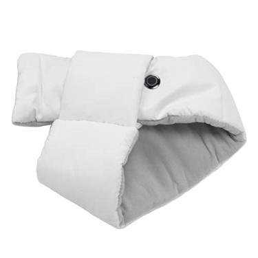 Imagem de Almofada de Aquecimento de Pescoço Macio Aquecimento Rápido Lavável Material Duplo USB à Prova d'água Elétrico Cintura Pescoço Cachecol Mais Quente para Idosos (Branco)