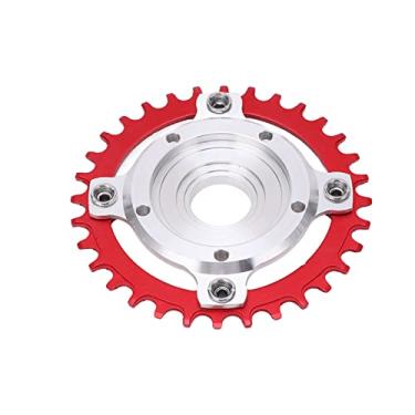 Imagem de Disco de bicicleta 32 t, desempenho estável de alta precisão 104 bcd adaptador de roda dentada liga de alumínio design requintado robusto para motor elétrico médio