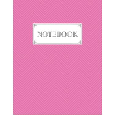 Imagem de Notebook: Horizontal Pink Zig Zag
