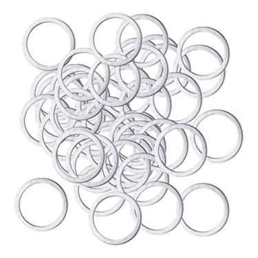 Imagem de IEUDNS Conjunto de buchas de lâmina 50x Arruelas de conversão de metal Junta de redução Anel adaptador Anel adaptador para retificação Ferramentas, 22,2 mm a 20 mm