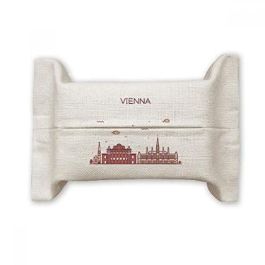 Imagem de Bolsa de linho de algodão para lenços faciais Vienna Austria