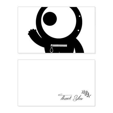 Imagem de Cartão de agradecimento alienígena Monstros Cyclops Alienígena do Universo Papel de aniversário saudações Casamento Agradecimento